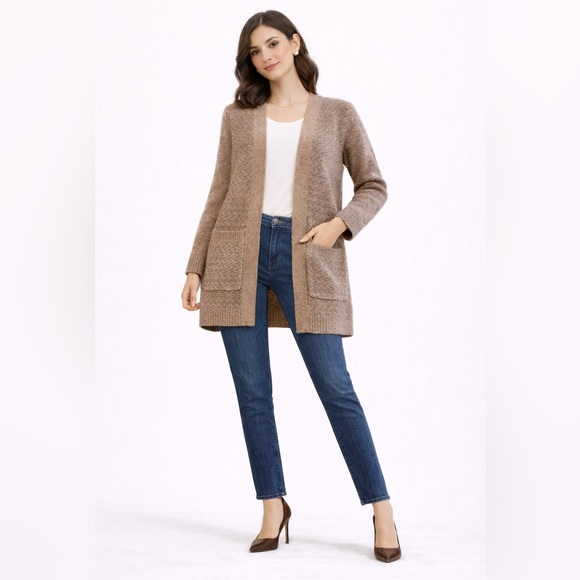 croft & barrow Sweaters - Croft & Barrow Women's Brown Cardigan Sweater